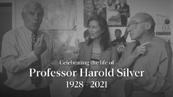 A Celebration of Professor Harold Silver's Life